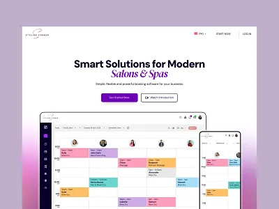 Salon Website | UI/UX Design beauty beauty brand website beauty website brand website saas website salon salon ui ux salon web salon web designers salon website ui ui ui design salon ui ux ux