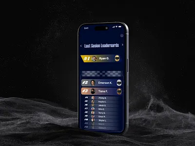 Race Leaderboard ui