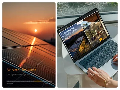 Great Sky Solar aerolab branding design ui ux