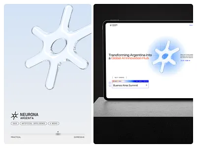 Neurona aerolab branding design motion graphics ui ux