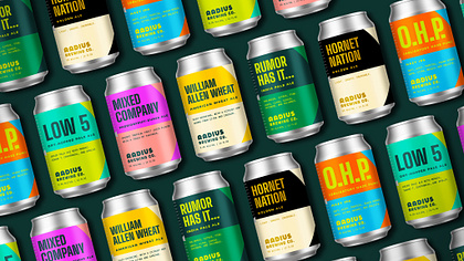 Radius Brewing Co. Packaging