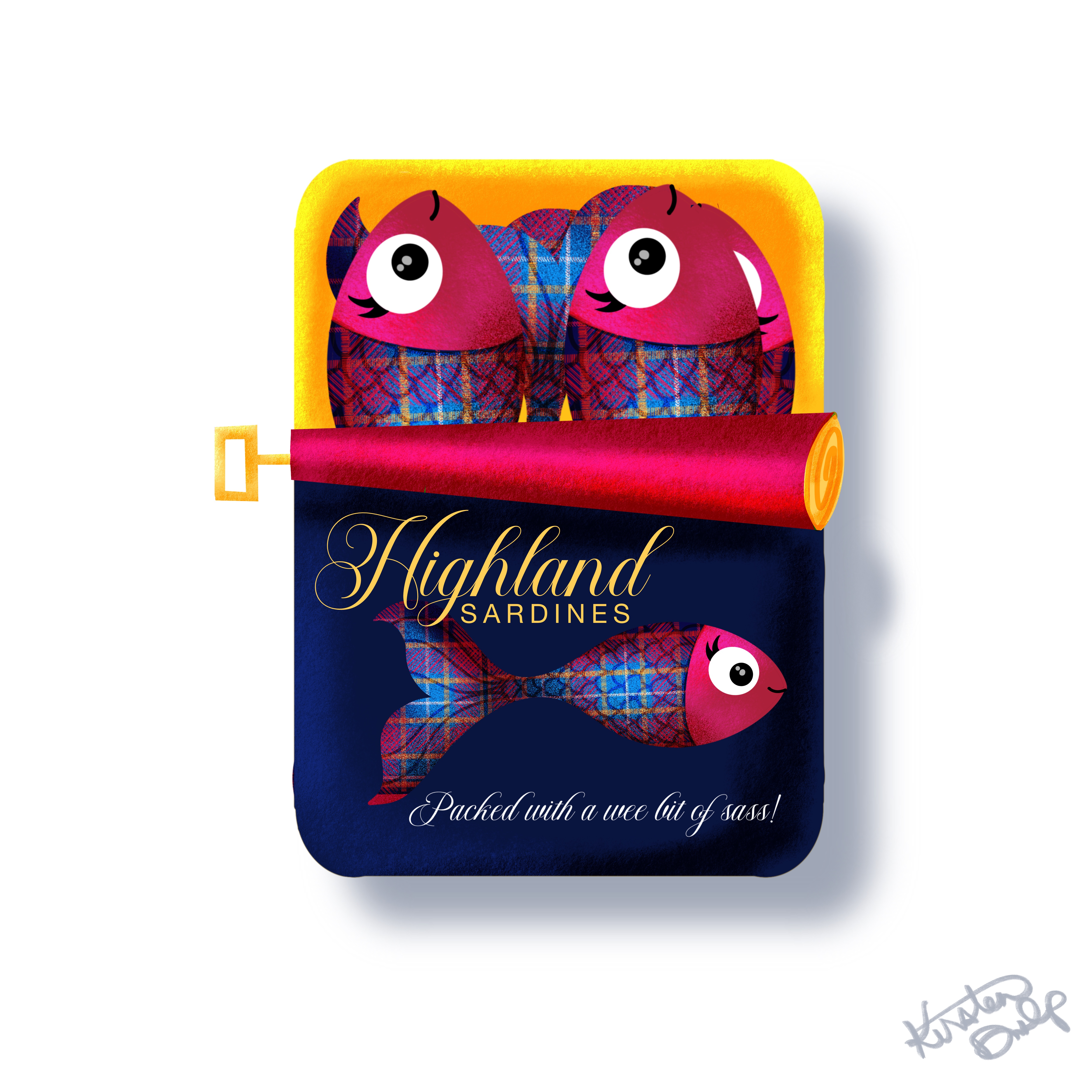 Scottish Sardines in their Tin
