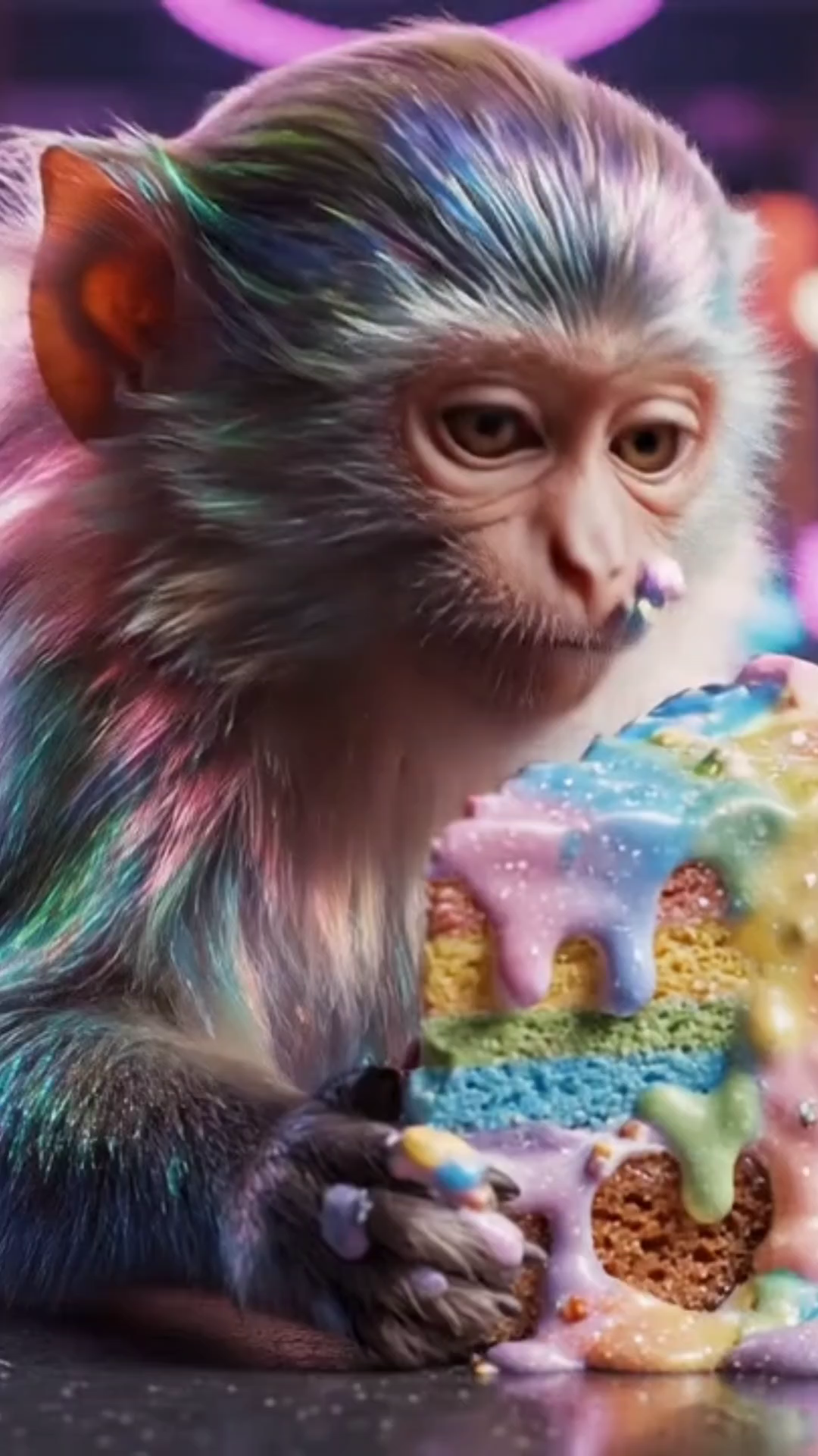 Cute animals funny ai