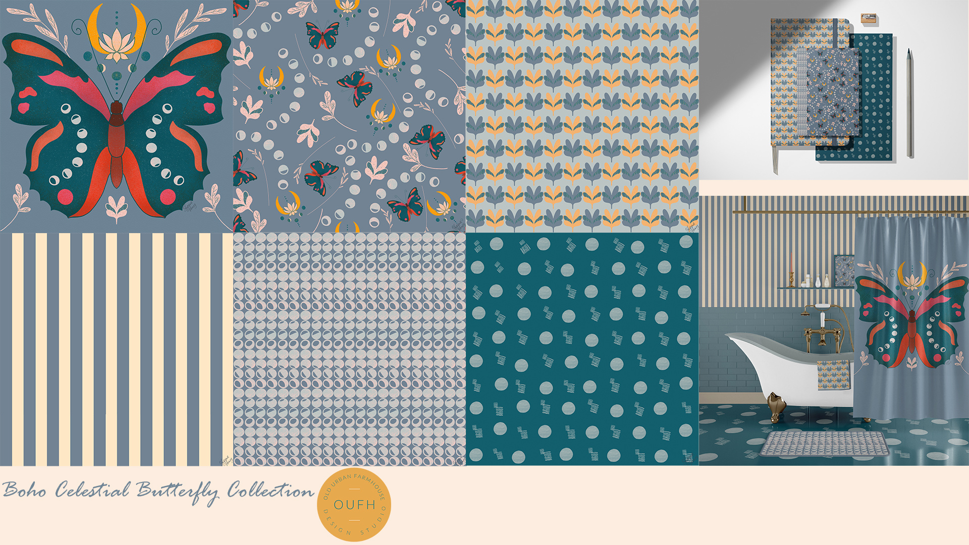 Boho Celestial Butterfly Collection