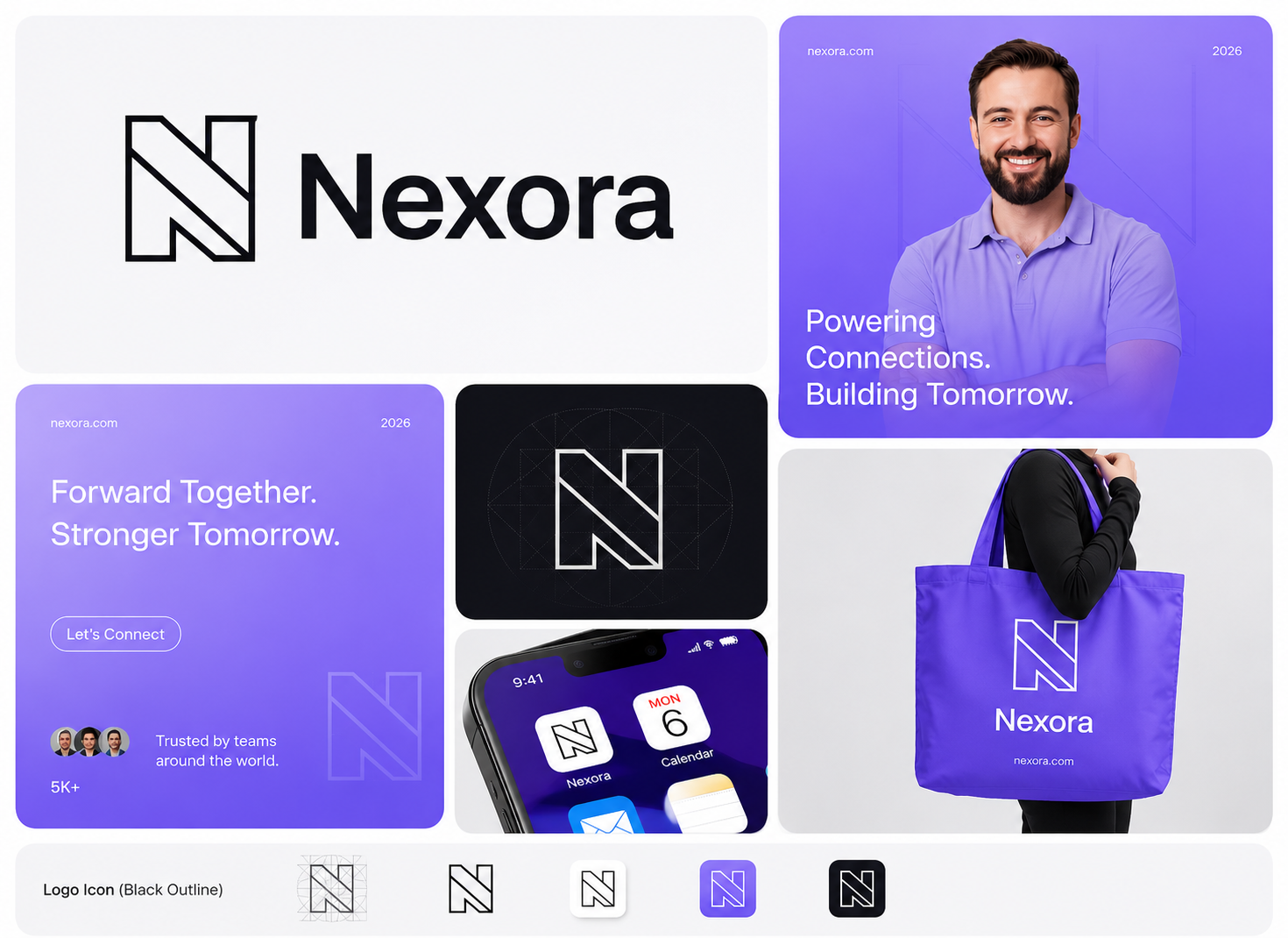 Example of Modern Tech Startup Logo Design