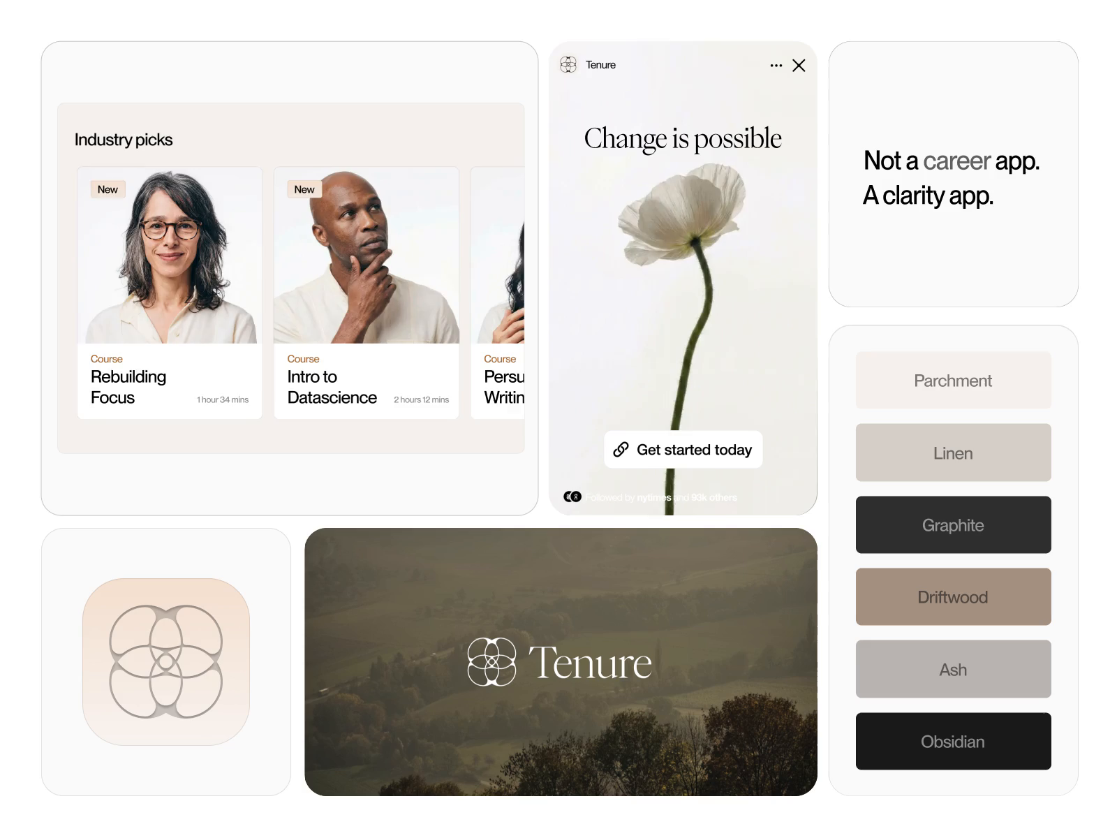 Tenure (Education Platform) Brand Bento
