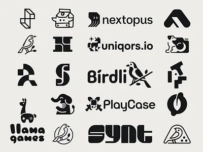 Logos & Marks Apr - May 2026 animal logo brand brand design brand designer branding branding design branding designer it logo letter logo logo logo design logo designer logodesign logodesigner logotype negative space negative space logo saas logo startup logo tech logo