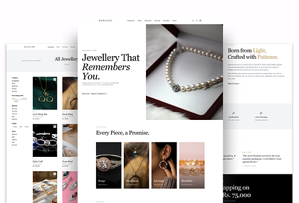 Evelune: Web Design
