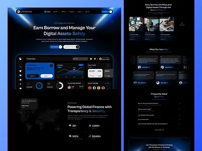 Web3 Landing Page UI/UX Design ai design crypto crypto website dashboard ui landing page premium design product design ui design ux design web design web3 website