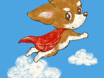 The Chihuahua Superhero animal character character design chihuahua cute dog funny kawaii pet puppy superhero