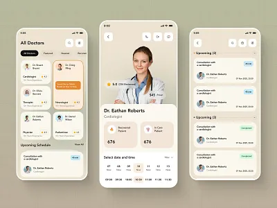 Medical App Concept app app concept app design design app doctor appointment ios design medical medical app medical design mobile mobile app