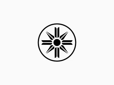 Insight Sourcing Group (ISG): Symbol Option 02 brand identity branding compass corporate identity geometric logo graphic design logo logo design mark symbol vergina sun visual identity