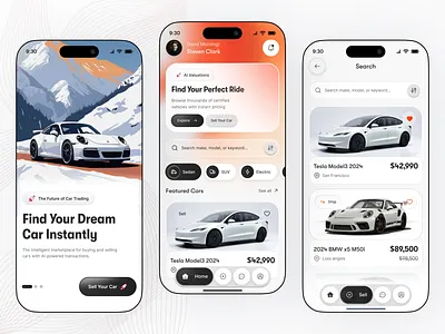 Next-Gen Automotive Marketplace UI for Modern Startups app app design automotiveapp car app car booking car rental carmarketplace design high end design luxury app luxury lifestyle luxurycars marketplace platform mobile app design mobile ui modern ui supercars ui vehicle rental web