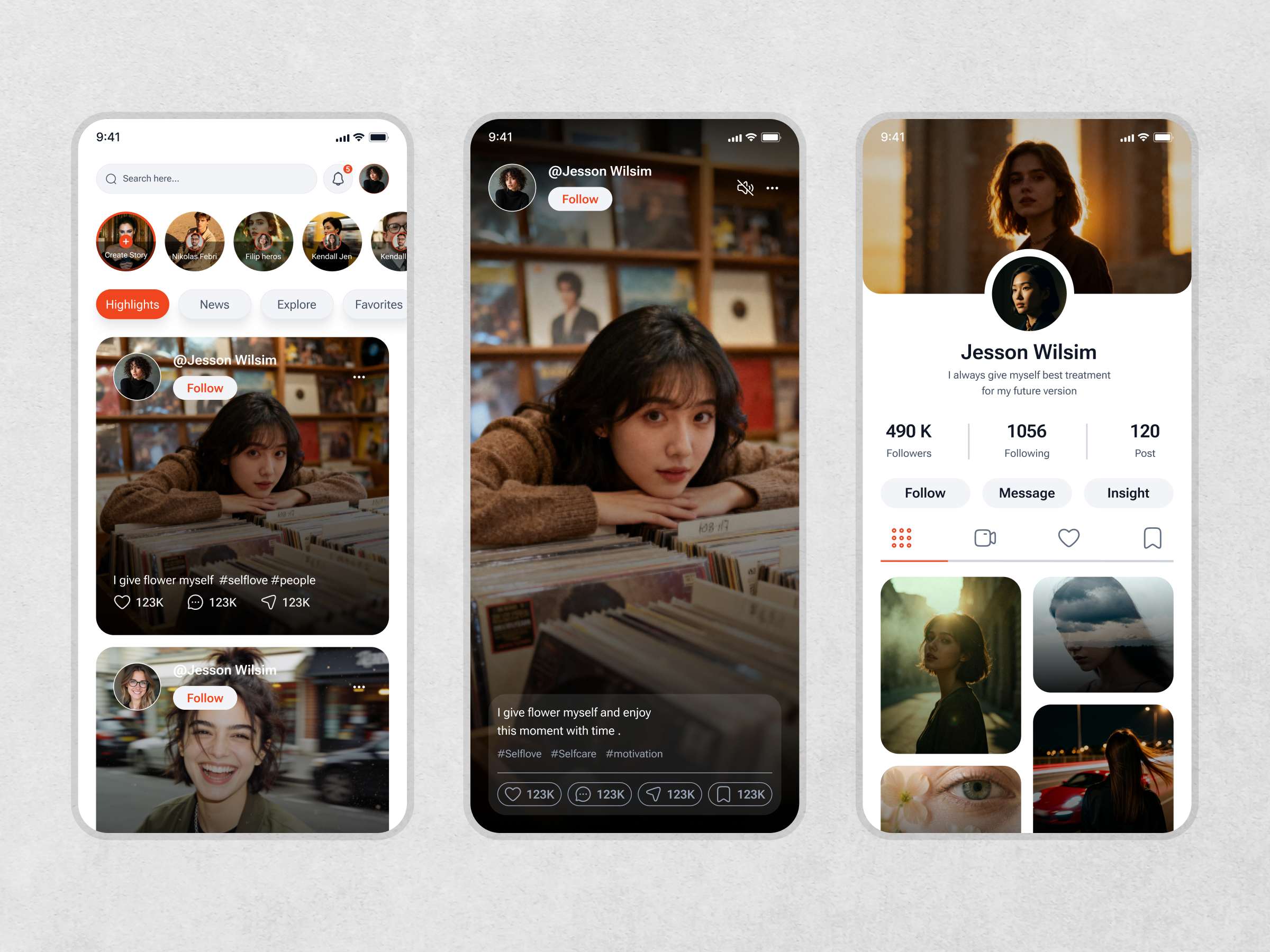 Social Media App UI app chat application communication community app design discover ios social app product real time chat social app social discovery app social media app social network app socialmedia startup typography ui web