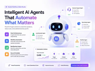 NeuraFlow - Where AI Agents Actually Get Work Done 🤖⚡ ai aiagents artificialintelligence automation landingpage saas