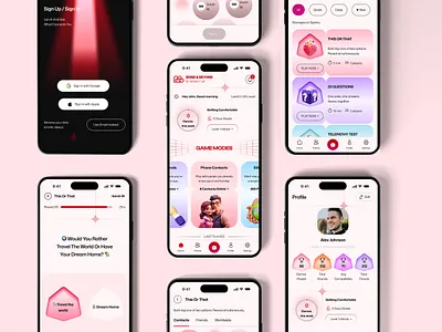 Bond & Beyond - Gamified Dating App answer app care chat couple dating datingapp find partner game gamification girl love men partner productdesign questions quiz score women worldwide
