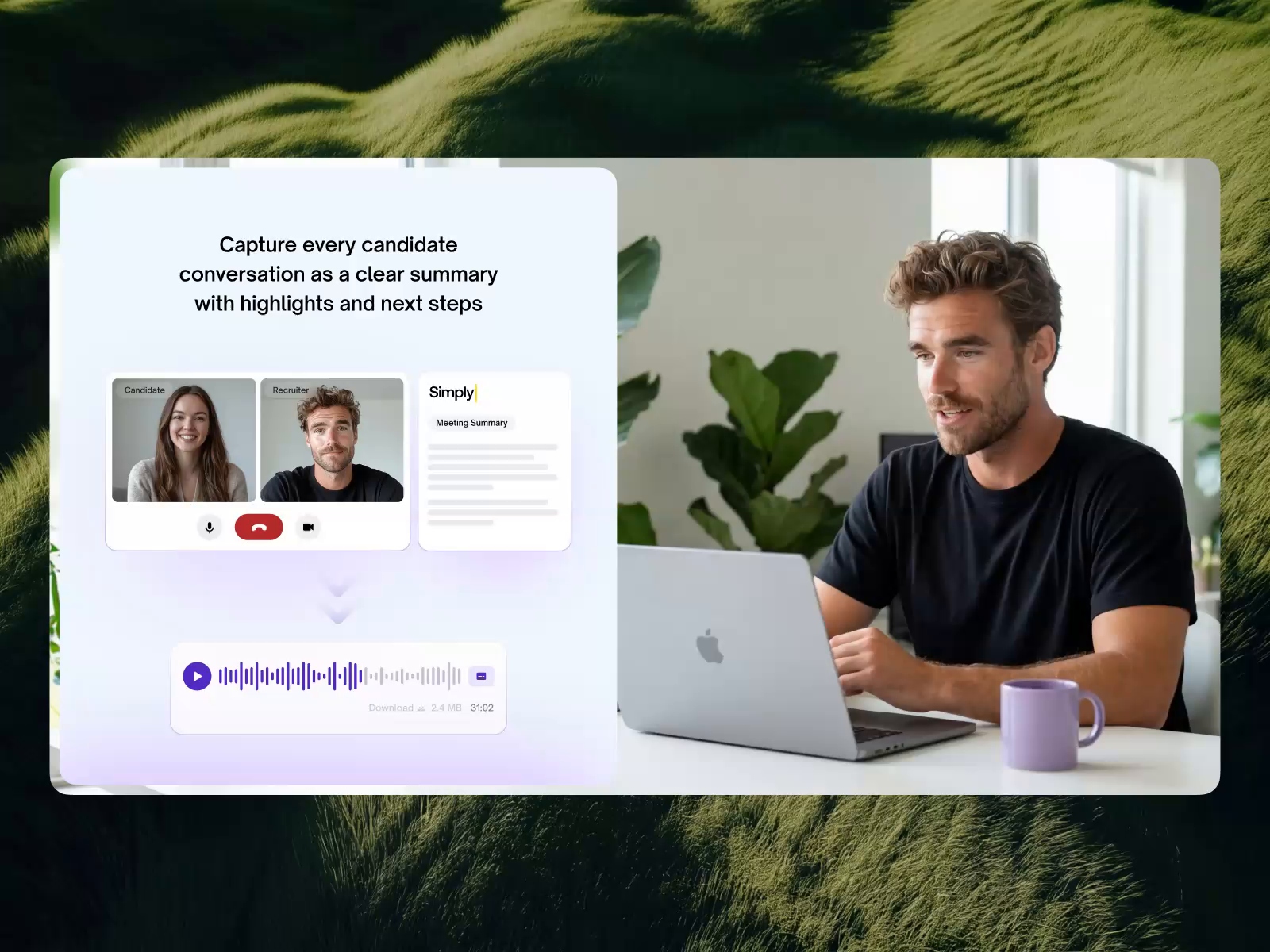 Simply | AI Recruiting SaaS Website Case Study