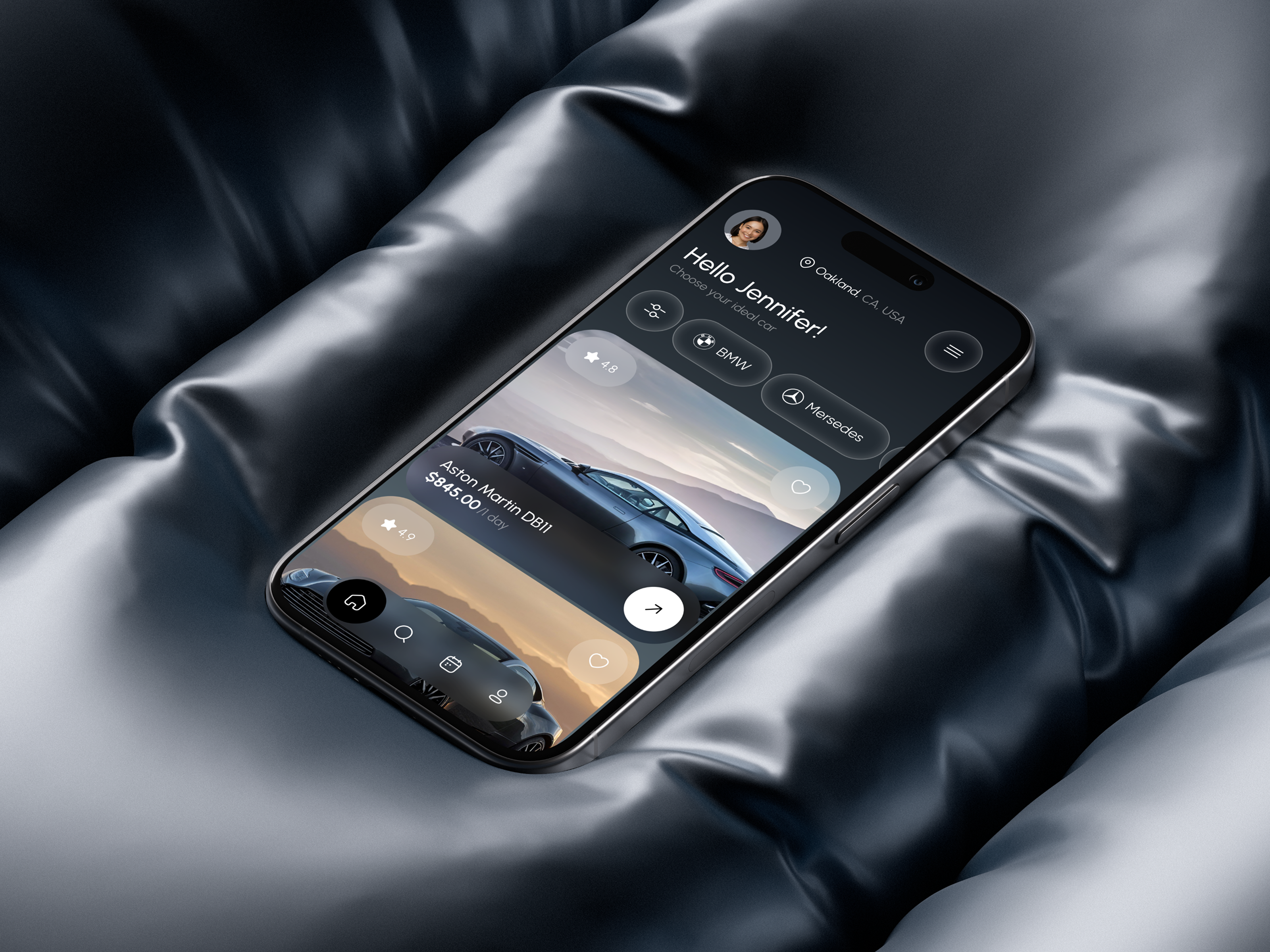 🚙 Mobile app design for car rental service | Hyperactive app design automotive booking car car rental dark ui design hyperactive mobile mobile app mobile design product design rental ui ux