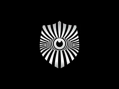 Eye Protection Or Visionary Shield Logo branding center cyber design eye graphic design logo prestige protect shield vector view visionary visual