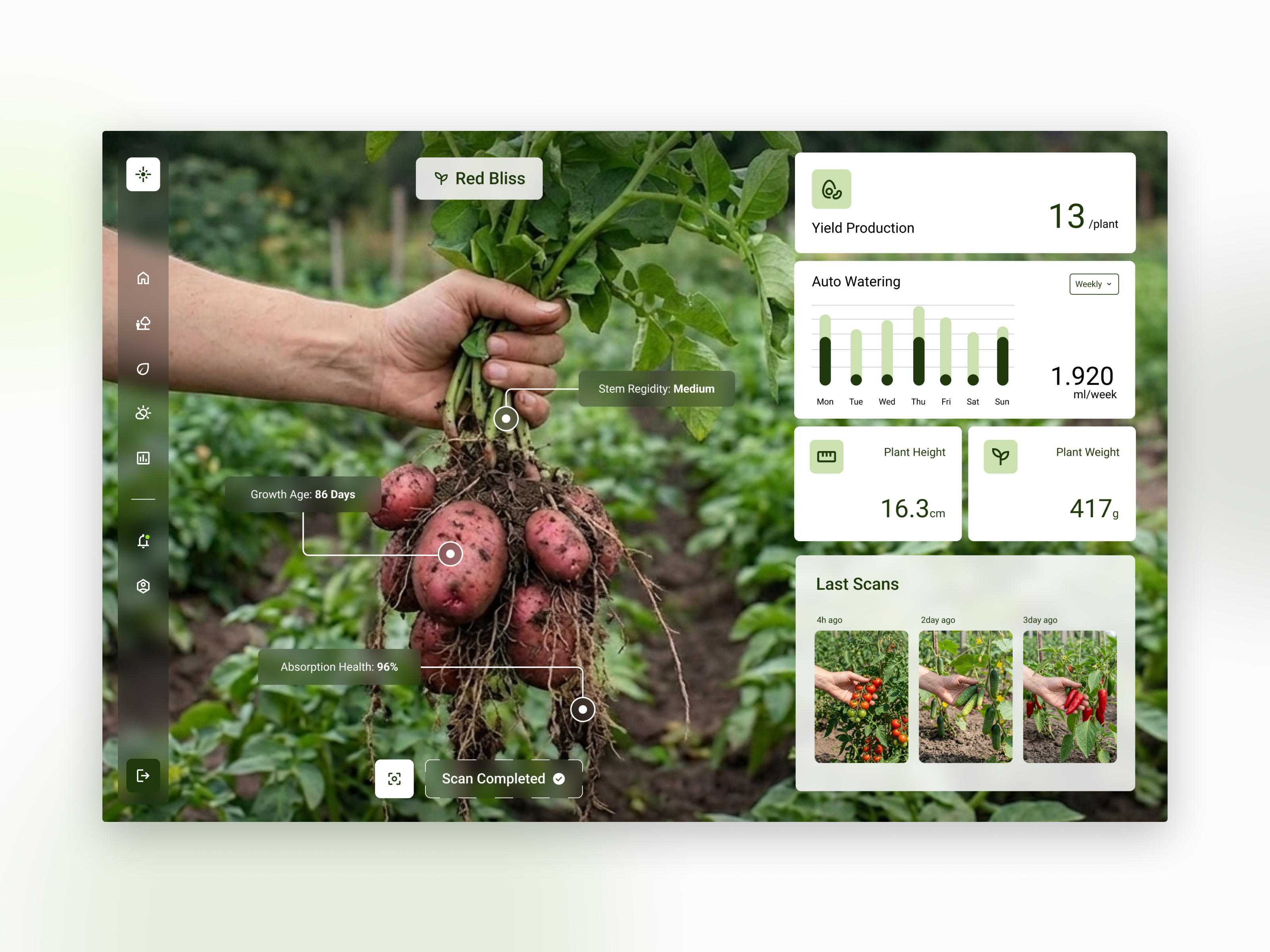 AgroSee — Smart Farming Dashboard Concept 🌱