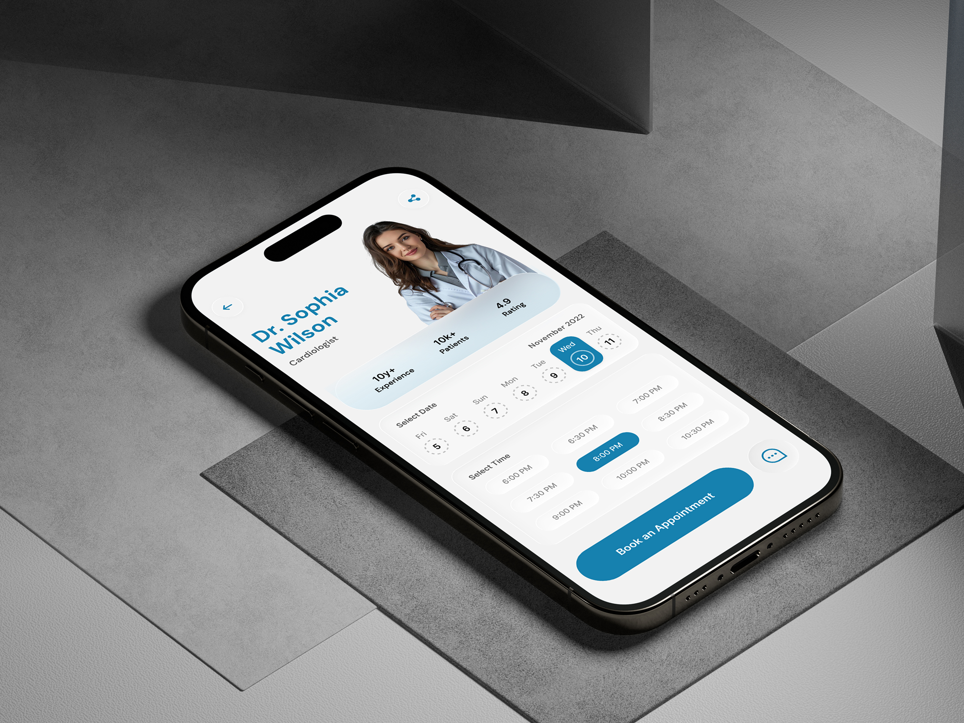 Example of Healthcare App Design & Development