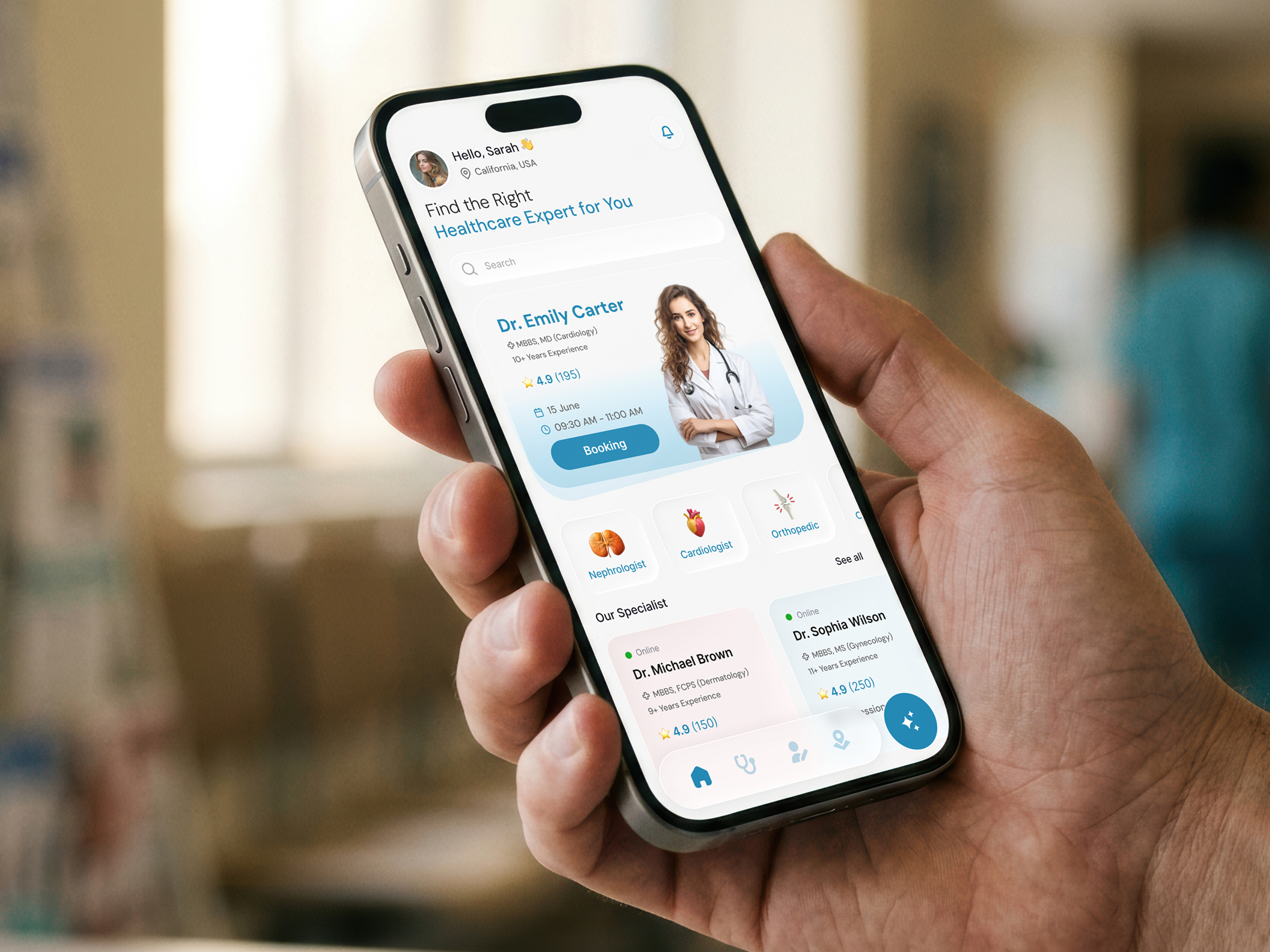 Example of Healthcare App Design & Development