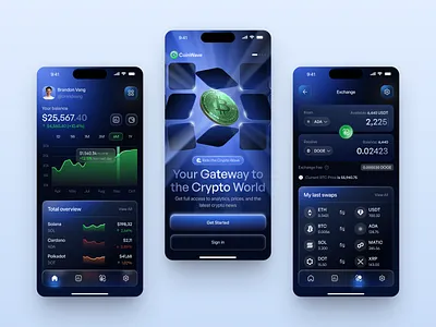 Mobile App for Crypto app app design application application design design interface ios app ios app design mobile mobile app mobile app design product service startup ui uiux ux