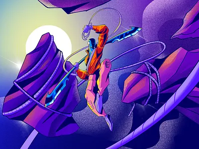 Sci-Fi Character Illustration | Defenders of the Galaxy 2 character design character illustration comic art concepart creative illustration cyberpunk art digital art digital illustration environment art futuristic art graphic design illustration illustration design neonart retrofuturism sc ifi sc ifi art spaceart vecto illustration visual storytelling