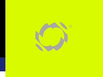 Oxygen Gym Fitness Logo concept black brand design brand identity branding fitness logo graphic design gym logo identity design logo design minimal logo motion neon o sports logo symbol yellow