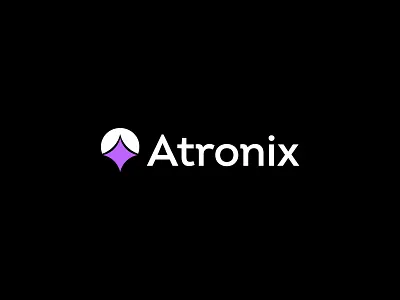 Atronix - Modern Fintech Timeless Logo Design aibranding branddesigner branding dribbble futuristiclogo geometriclogo identitydesign logo logomark modernbranding modernlogo startupbranding symboldesign techlogo timeless logo vectorlogo