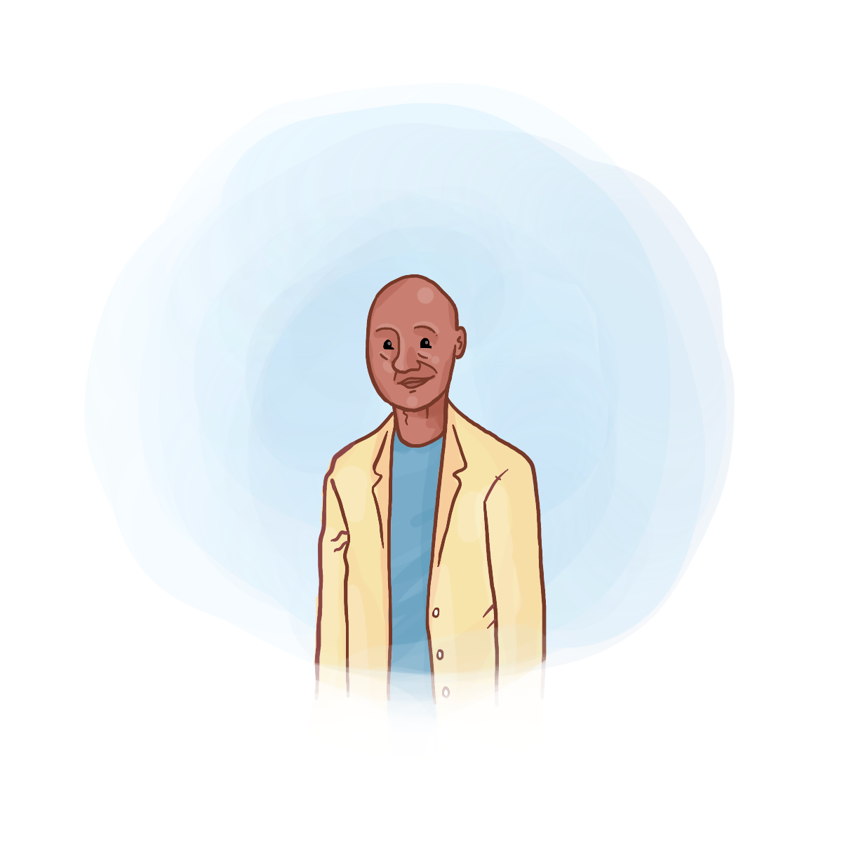 Cancer Science Communication Course cancer character illustration man medical procreate science science communication