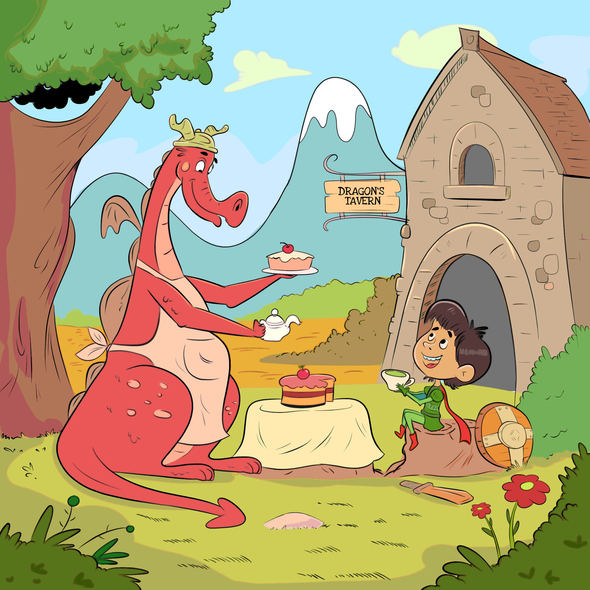 Example of Childrens Book Illustration 