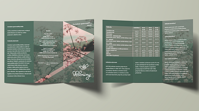 Poloniny - Trifold Brochure design graphic design