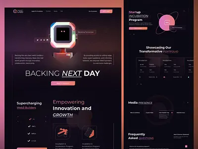 AI Landing Page Design ai landing page design ai saas animation automation platform product saas landing page tech website design ui ux design web