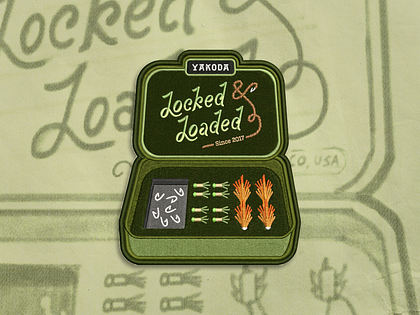 Yakoda Locked & Loaded Badge