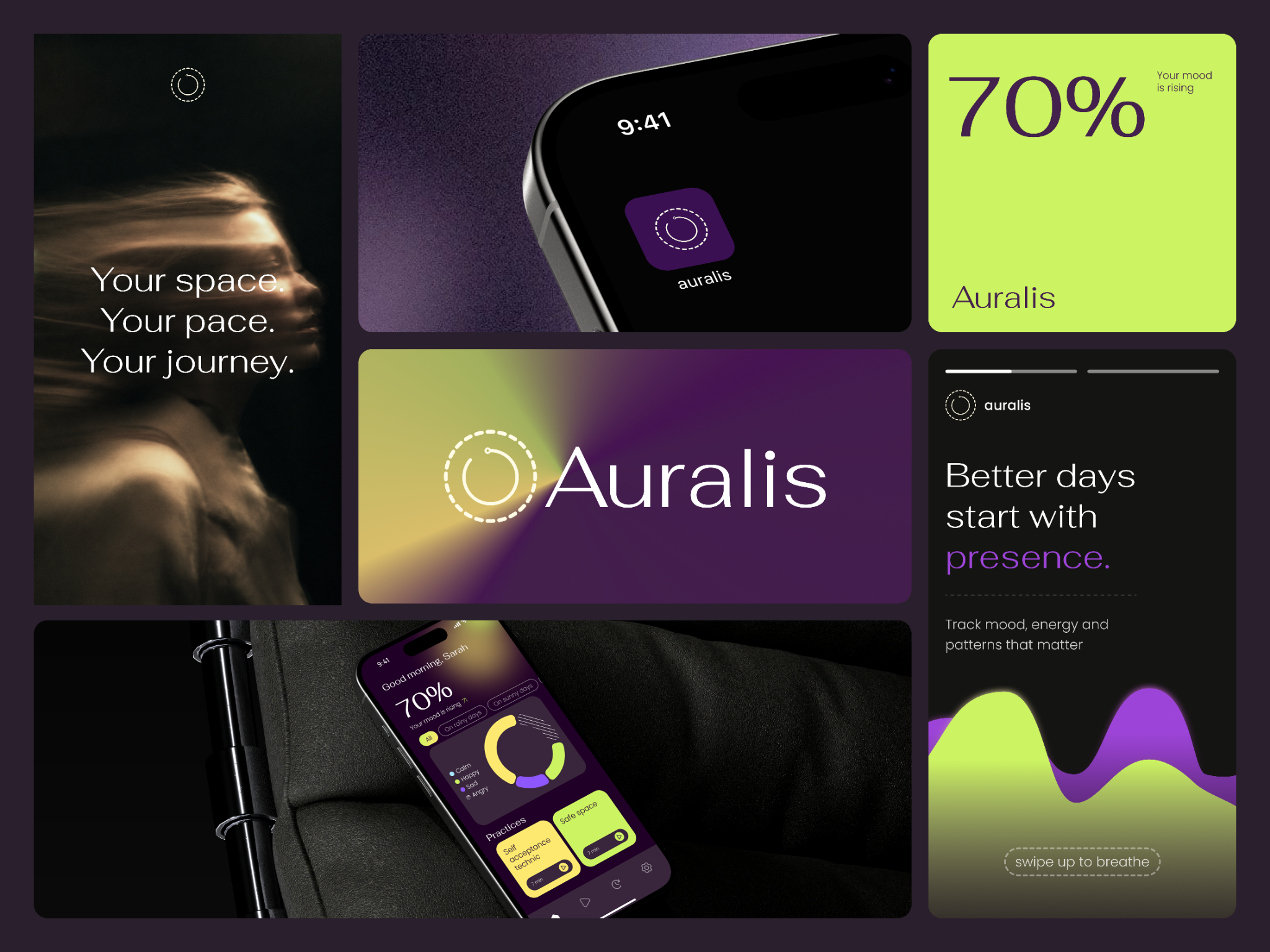 Auralis - AI Mental Wellness Branding