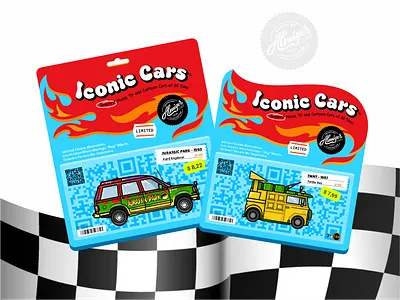Jurassic Park & Tmnt branding car cars design drive graphic design hot wheels icon icon set iconic illustration jurassic park logo ninja nostalgia old speed tmnt vector vehicle