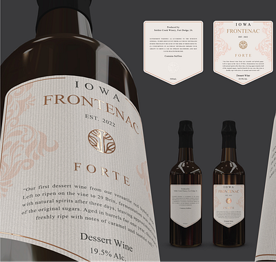 Flavored Wine Label branding design graphic design label design packaging