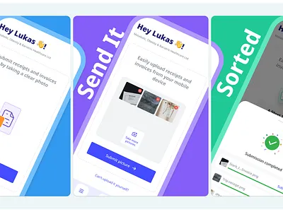 ✦ Mobile Receipt Capture (iOS) ✦ accounting capture invoice ios mobile receipt ui ux