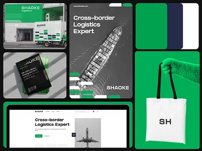 Shaoke - Logistics Mobile App: Logo&Brand Identity Design 3d ai ai app animation assistant brand design brand identity branding chatbot delivery app design graphic design illustration logistics logo logo design motion motion graphics ui