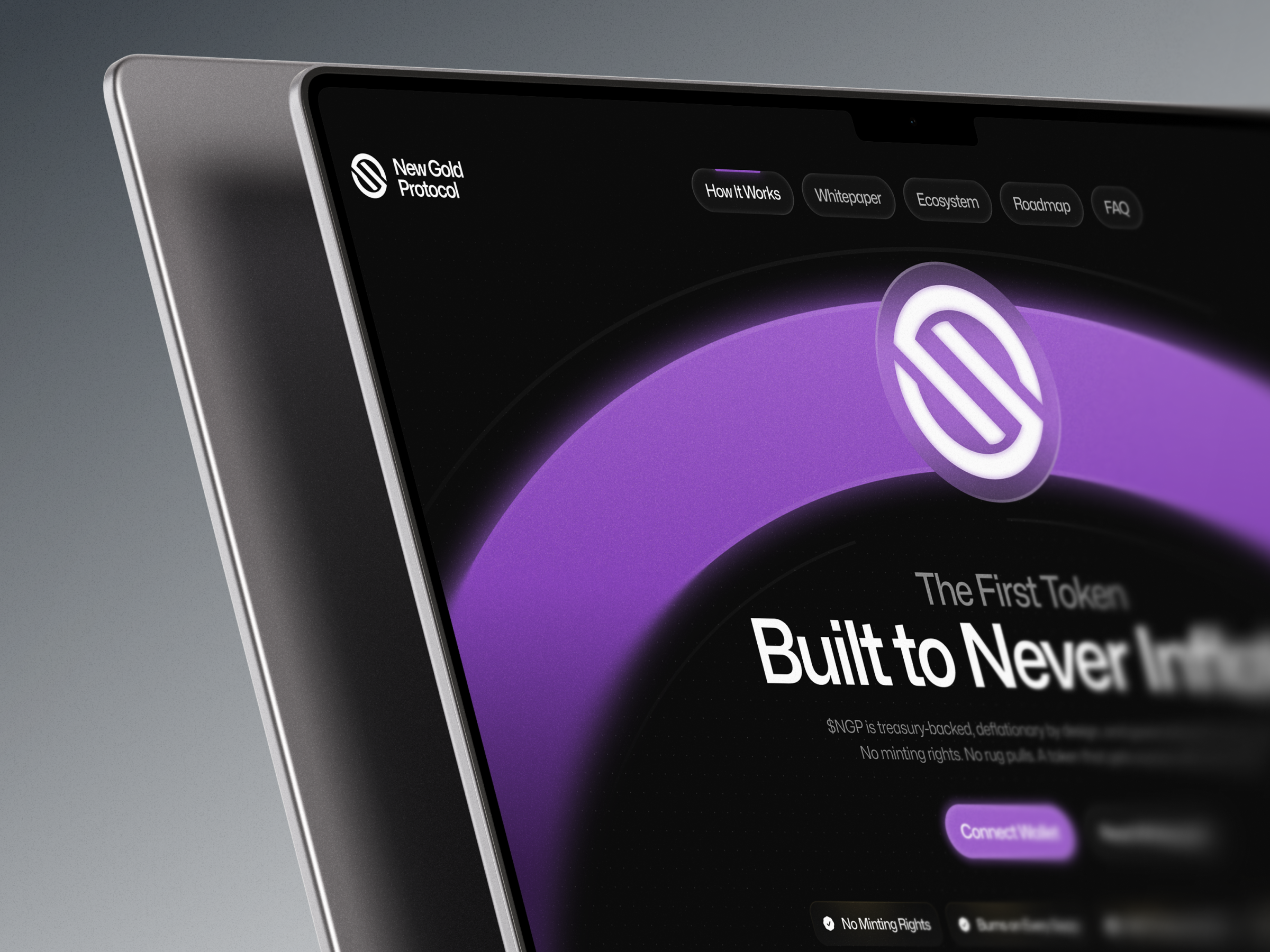 Landin Page for AI Crypto Project ai design app design crypto crypto app dashboard defi startup token ui uiux wallet app web3