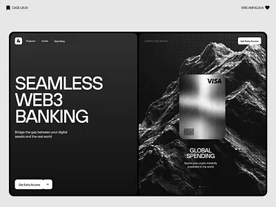 Web3 Crypto Banking Landing Page animation banking web design blockchain landing page crypto landing page crypto web design crypto website dark mode landing page finance website design fintech landing page fintech website landing page neobank saas landing page saas web design saas website ui web3 landing page web3 web design webdesign website