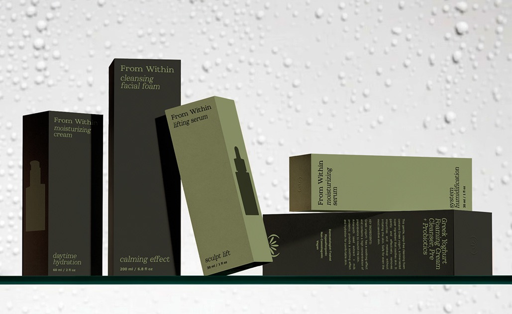 FROM WITHIN — Brand Identity & Packaging branding design graphic design illustration logo typography