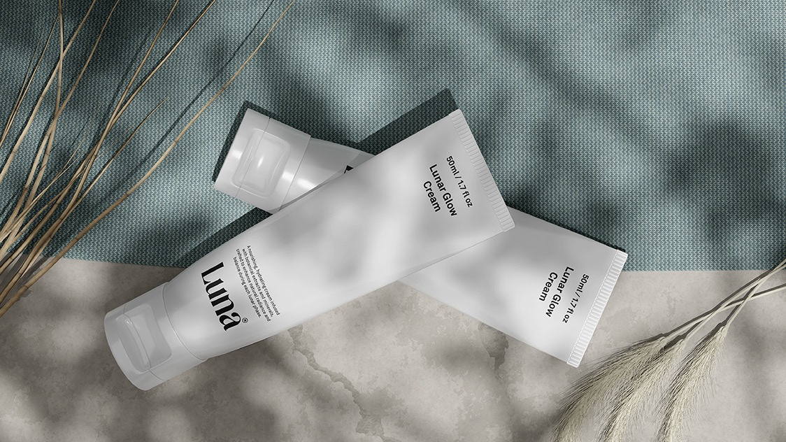 LUNA BOTANICS® — Brand Identity & Packaging branding design graphic design illustration logo typography