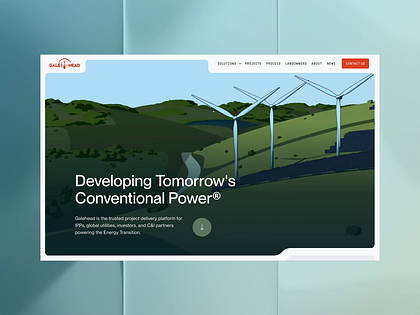 Galehead Solar Website & Animation