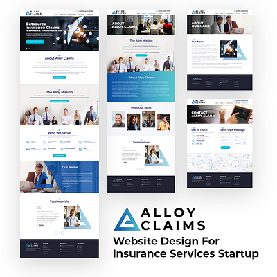 Insurance Website design design graphic design ui web design