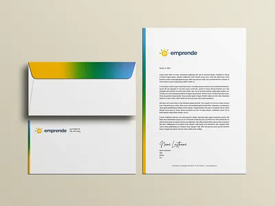 Emprende logo arkasas hispanic logo non profit stationery