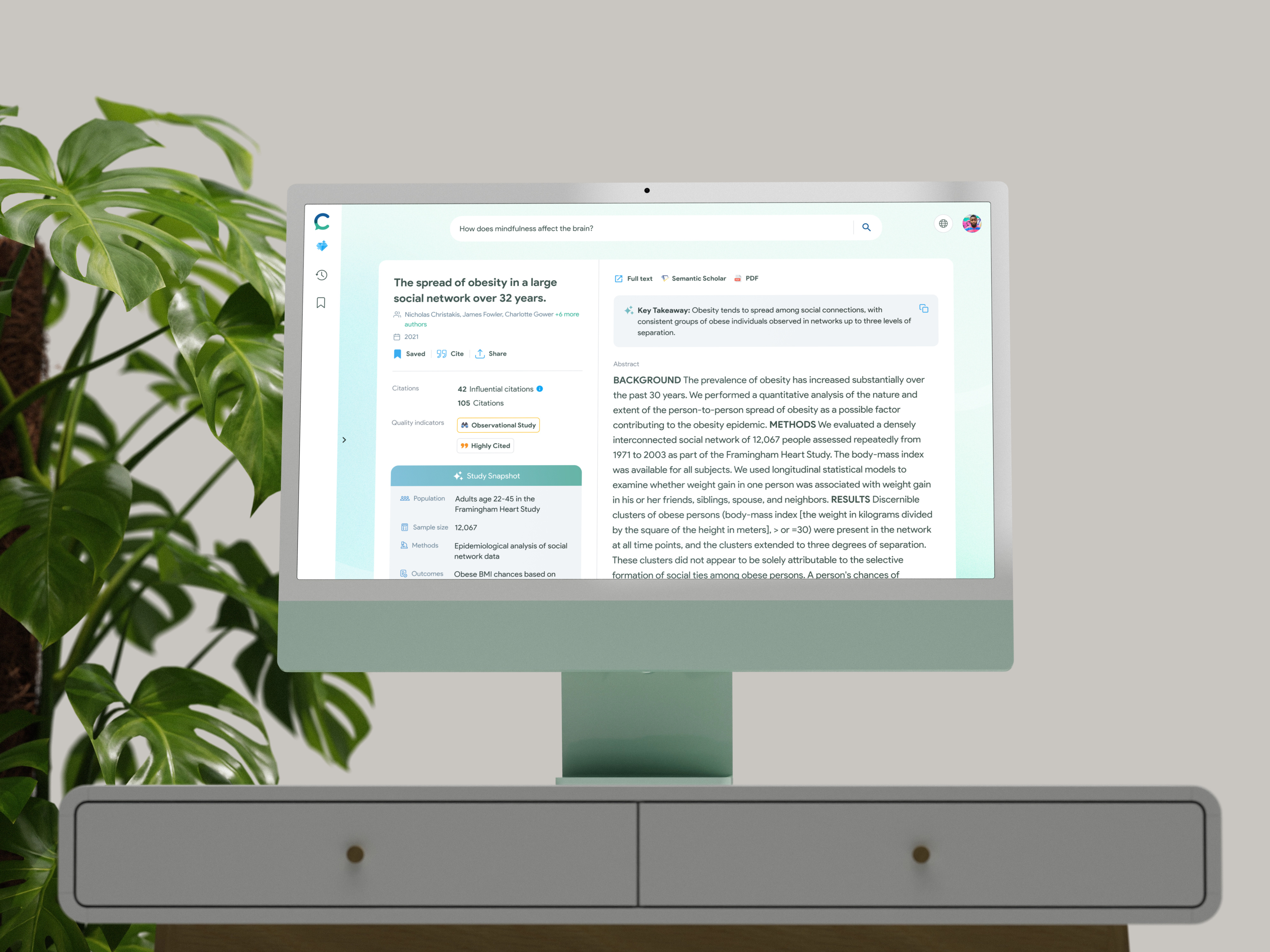 Consensus: AI for Research - Startup Design ai figma startup ui user experience user interface