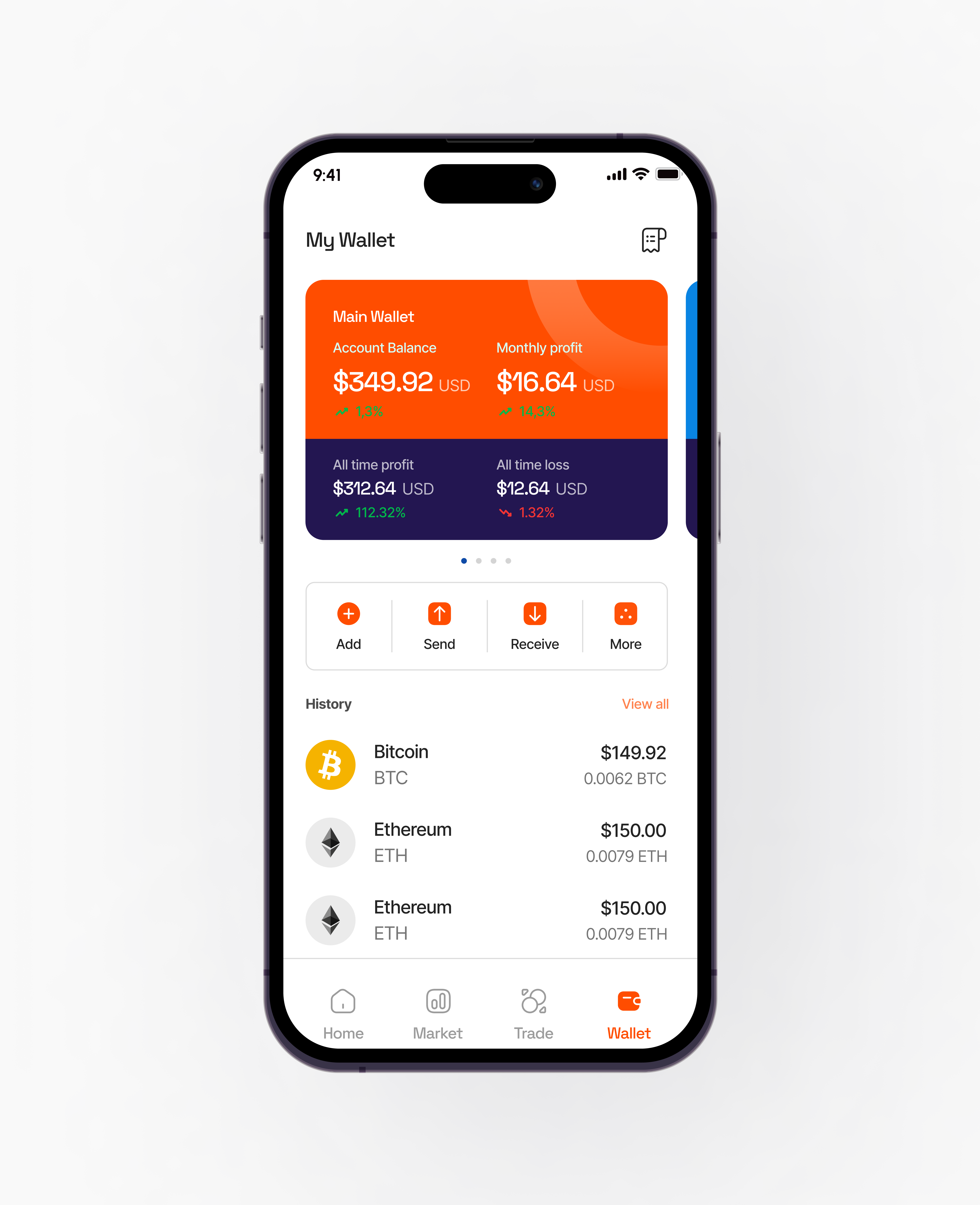 Wallet Page
