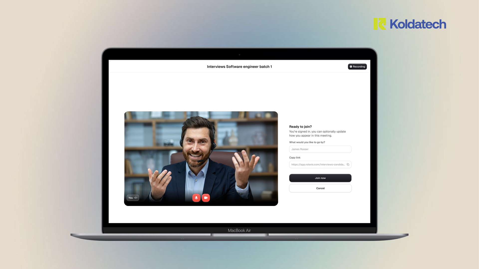 Example of Modern Saa S & Ai Platform UI/UX Design